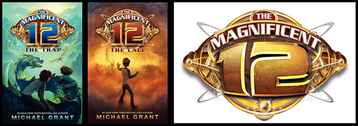Magnificent 12 logo design book cover