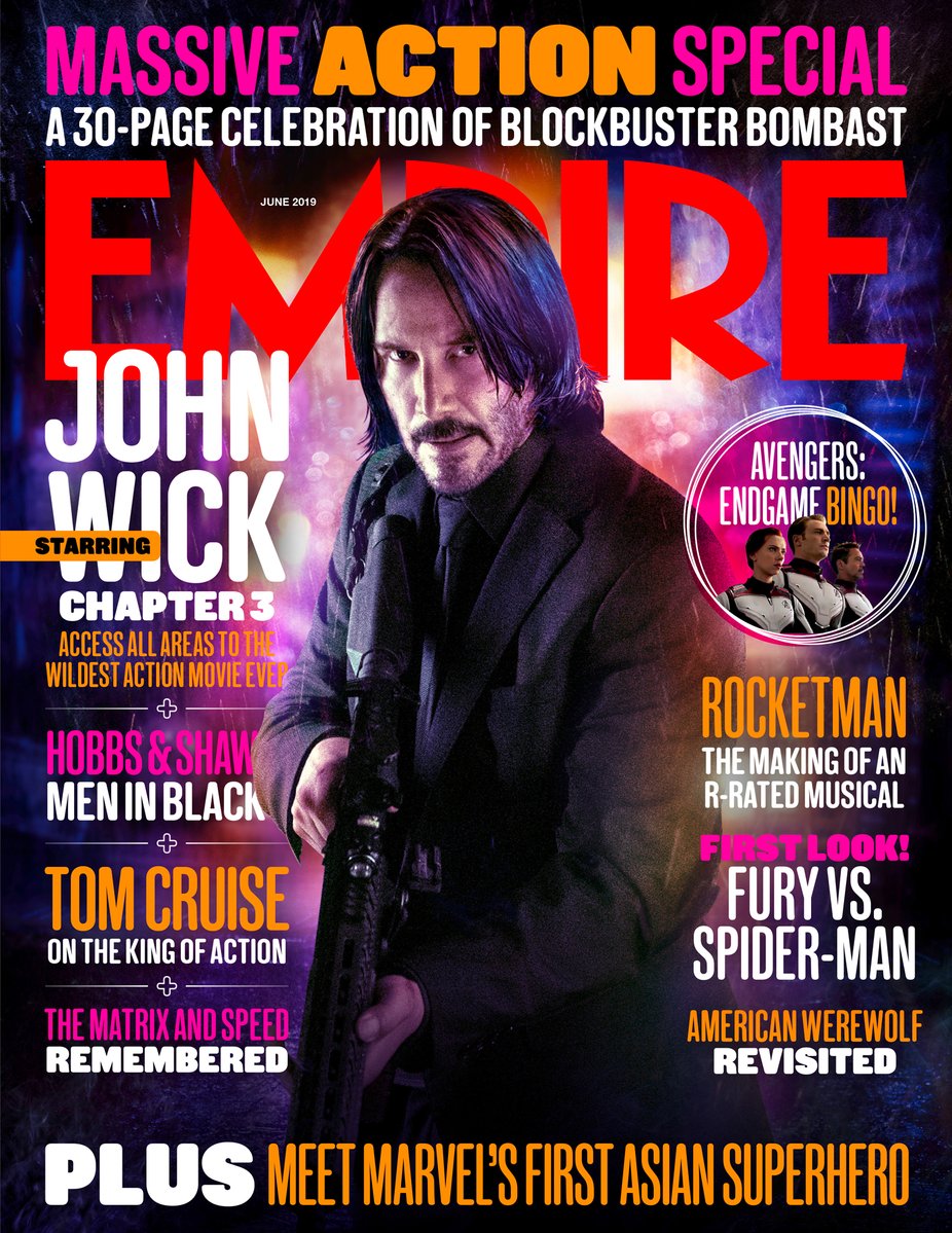John Wick 3 cover for Empire Magazine